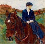 Koller, Rudolf Horsewoman oil painting